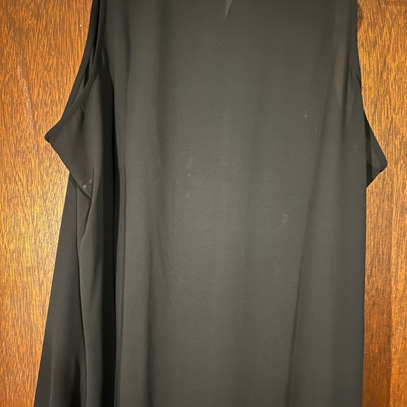 Black Sleeveless Blouse. Like new, only worn a few times. - Picture 2 of 3